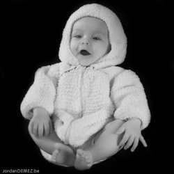 Jordan DEMEZ photo de bébés clair obscure