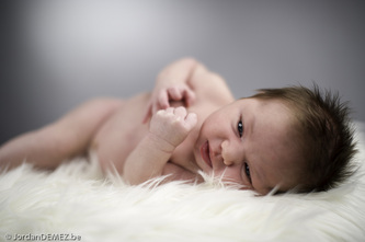 Jordan DEMEZ photo de bébé peau de mouton couleurs
